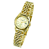 Ladies Charles Hubert 14k Gold-plated Champagne Dial Watch No. 6635-GW