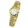 Ladies Charles Hubert 14k Gold-plated Off White Dial Watch No. 6635-GY