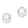 14kt White Gold 7mm Ball Post Earrings