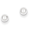 14kt White Gold 4mm Ball Post Earrings