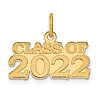 14kt Yellow Gold Classic Class of 2022 Charm