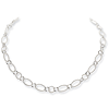 18in Fancy Link Necklace - Sterling Silver