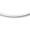 Sterling Silver 18in Hollow Polished Neck Collar Necklace 4mm