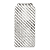 Sterling Silver Striped Textured Money Clip