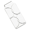 Money Clip with Overlapping Circles Sterling Silver