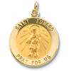 14kt Yellow Gold 18mm St. Edward Medal