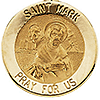 14kt Yellow Gold St. Mark Medal