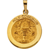 14kt Yellow Gold Round Holy Communion Medal