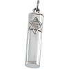 Sterling Silver Mezuzah Pendant with Chain