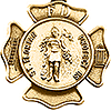14kt Yellow Gold St. Florian Shield Medal