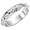 Sterling Silver 2.5mm Rosary Ring