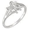 Sterling Silver Angel Chastity Ring