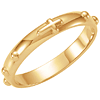 14kt Yellow Gold 3.2mm Rosary Ring