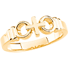 14kt Yellow Gold Joined by Christ Ring