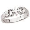 Sterling Silver Joined by Christ Ring