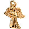 14k Yellow Gold Angel Lapel Pin 9mm