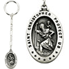 St Christopher Key Chain with Gift Box