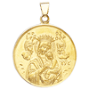 18k Yellow Gold Lady of Perpetual Help Medal