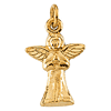 14kt Yellow Gold Praying Angel Pendant