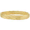 14k Yellow Gold 7.5in Italian Twist Cable Bracelet 10mm Wide