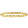 14k Yellow Gold 7.5in Italian Twist Cable Bracelet 5.3mm Wide