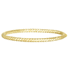 Phillip Gavriel 14k Yellow Gold Slender Twisted Cable Bracelet 7.25in