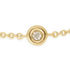 14k Yellow Gold Solo .02 ct Diamond Bracelet