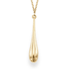 14k Yellow Gold Classic Tear Drop Necklace