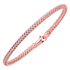 14k Rose Gold Woven Bangle Bracelet