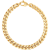 14k Yellow Gold Ladies' Classic Cuban Link Bracelet