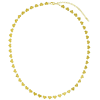 14k Yellow Gold Heart Mirrored Chain Necklace