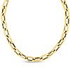14k Yellow Gold 18in French Cable Link Necklace 9mm Thick