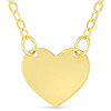 14k Yellow Gold Classic Tiny Heart Necklace