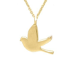 14k Yellow Gold Dove Necklace