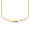 14k Yellow Gold Bar Wedge Necklace