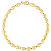 14k Yellow Gold Pebble Bead Bracelet 7in