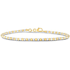 14k Two-tone Gold Pallina Bead Bracelet