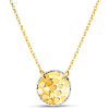 14k Two-tone Gold Confetti Disc Necklace