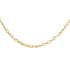 14k Yellow Gold 18in Hollow Flat Rolo Chain 1.4mm