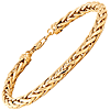 14k Yellow Gold Spiga Link Bracelet