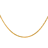 14k Yellow Gold 18in Spiga Chain 1mm