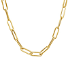 14k Yellow Gold 20in Paper Clip Link Chain 3.1mm