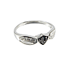 Spanish Bow Antiqued Ring - Sterling Silver