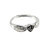 Sterling Silver Spanish Bow Antiqued HLJ Ring