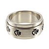 Spinner Wide CTR Ring 9mm - Stainless Steel
