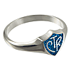 Blue Sparkle CTR Ring - Sterling Silver
