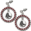 Boston Red Sox Spirit Crystal Logo Earrings
