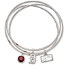 Boston Red Sox Triple Bangle Bracelet Set