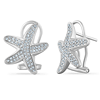 14k White Gold 1/3 ct tw Diamond Starfish Earrings
