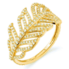 Sloane Street 18k Yellow Gold .66 ct tw Diamond Feather Wrap Ring